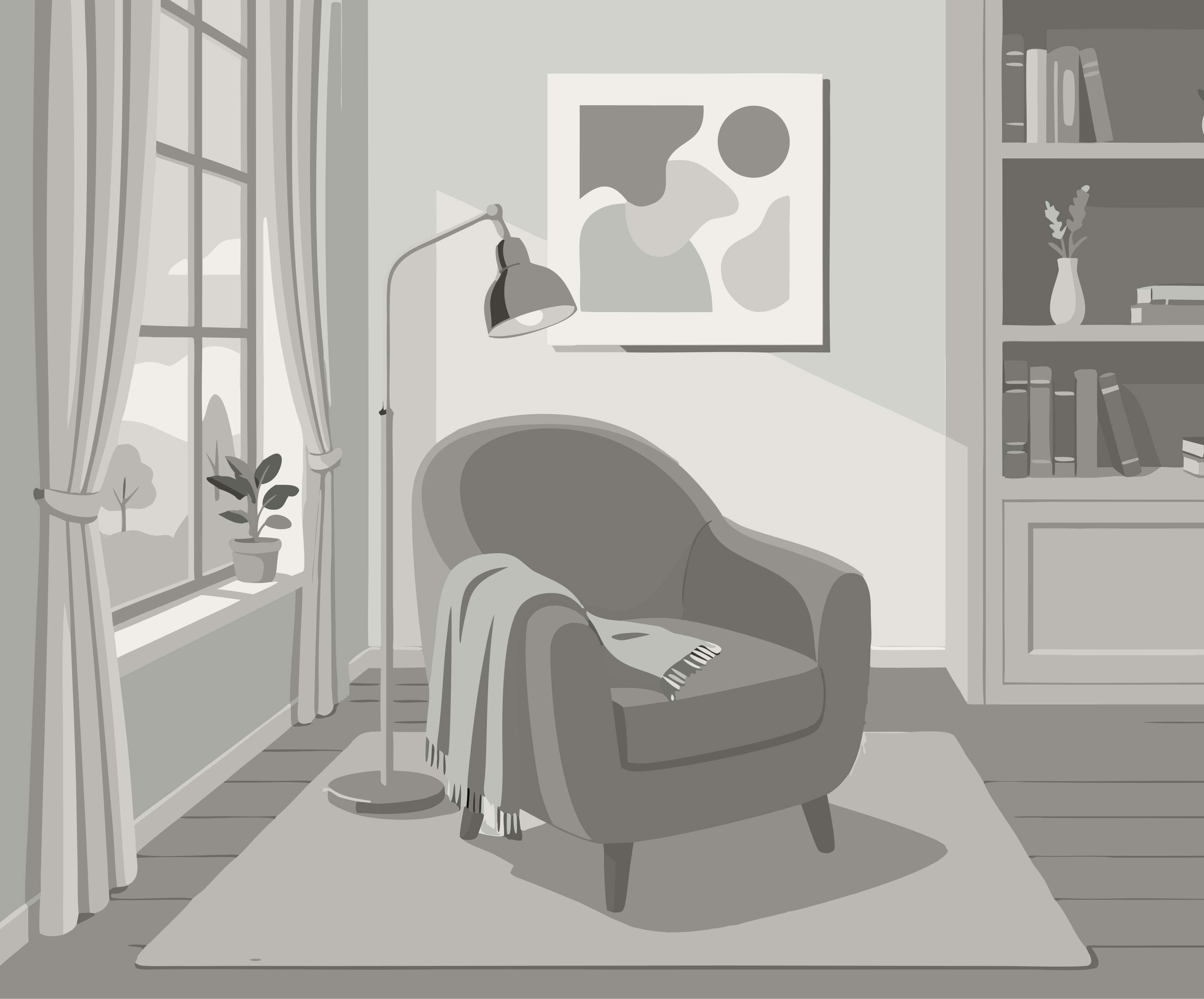 Luxuriöse Ferienwohnung mit 1 Queensize-Bett und Schlafsofa – klimatisiert